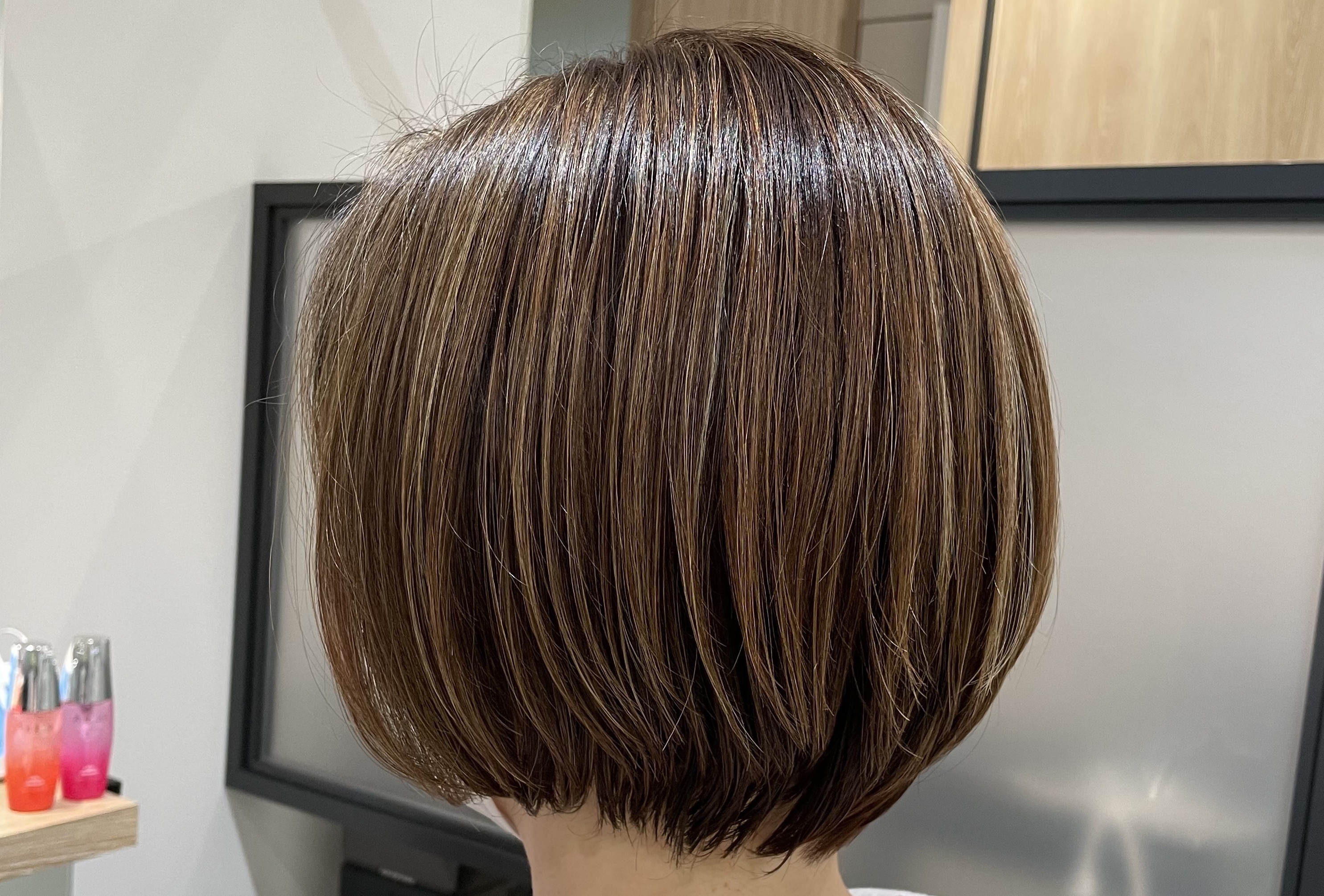 銀座駅 白髪ぼかしカラー（ハイライト有）】AUBE hair tokyo