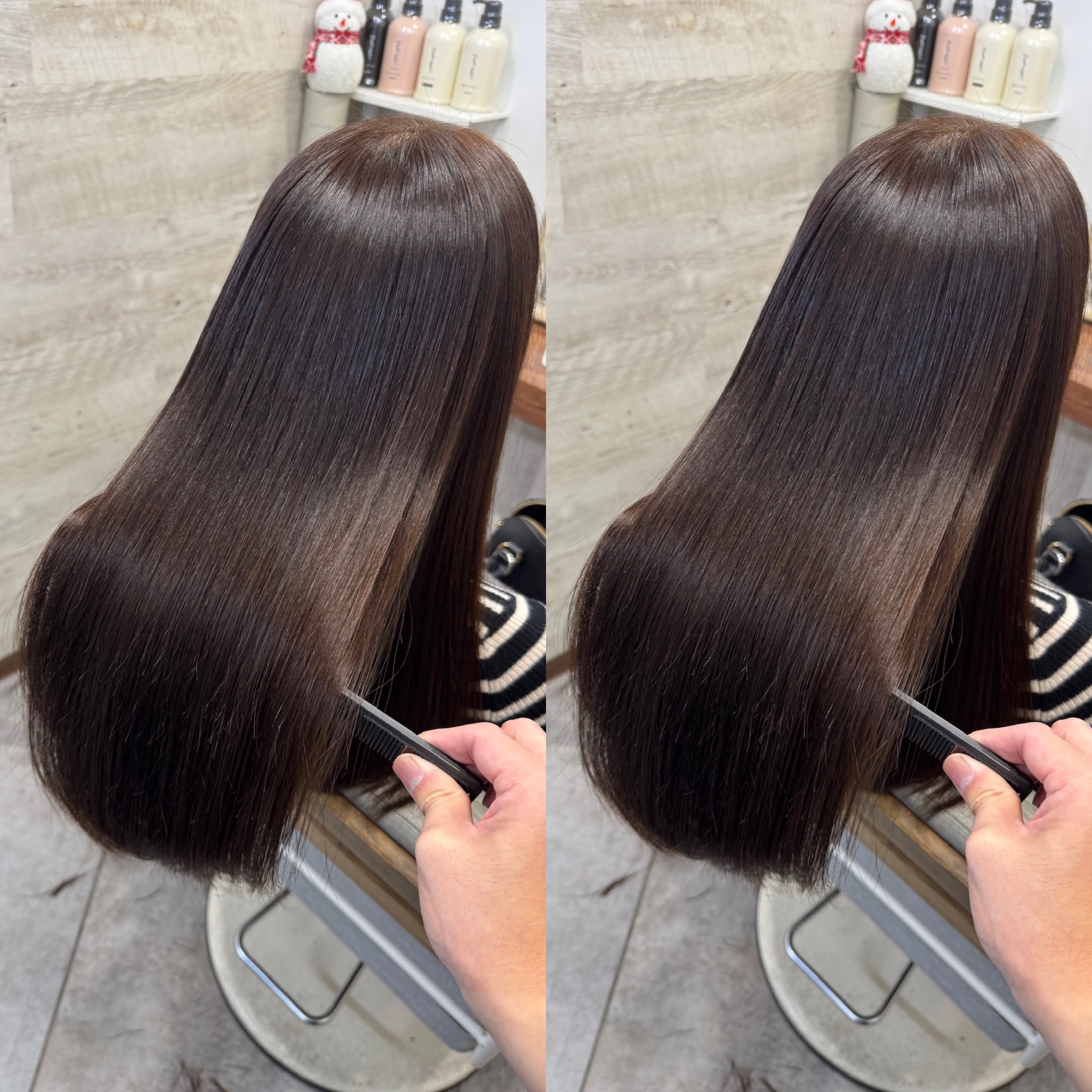 リタッチカラー（白髪染め含む）+シャンプーブロー(つるりんちょ。シャンプー使用)